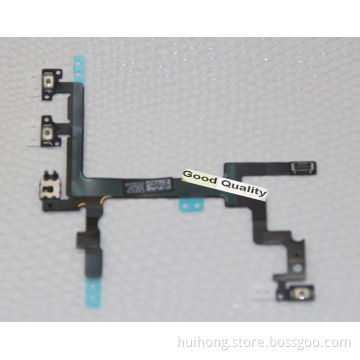 Mobile Phone Power Mute Volume Button Switch Connector Flex Cable for iPhone 5